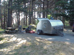 Camping - First trip with new home built Teardrop June - 2004
